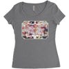 merry christmas Women's Triblend Scoop T-shirt