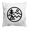 camp bold (for light) Throw Pillow