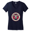 building muscle Women's V-Neck T-Shirt