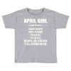 Super April Girl Toddler T-shirt