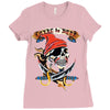 pirate loyal to none Ladies Fitted T-Shirt