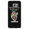 my body is a garden, not a graveyard black Samsung Galaxy S7