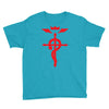 fma full metal alchemist cross inspired ladies Youth Tee