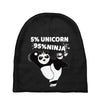 5 Percent Unicorn 95 Percent Ninja Baby Beanies