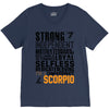 Strong Independent Motivated Scorpio V-Neck Tee