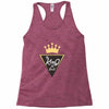 the king is back Racerback Tank