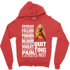 super saiyan quitting is not Zipper Hoodie