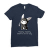 grim bunny Ladies Fitted T-Shirt