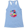 colorful art Racerback Tank