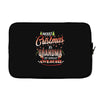 Merry Christmas To Grandma Of Great Awesome Laptop sleeve
