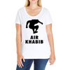 air khabib silhouette Ladies Curvy T-Shirt