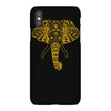 tribal print elephant geometric gold animals cool iPhoneX Case