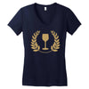 drinking logo Women's V-Neck T-Shirt