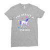 i'm really a unicorn Ladies Fitted T-Shirt