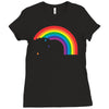 rainbow Ladies Fitted T-Shirt