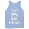 pot head coffee lover Tank Top