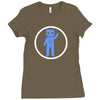 blue cid wave lock Ladies Fitted T-Shirt