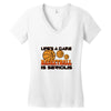 life's a game basketball Women's V-Neck T-Shirt