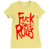 arch enemy fuck the rules Ladies Fitted T-Shirt