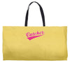 gay pride catcher funny Weekender Totes