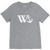 w anchor mens funny offensive V-Neck Tee