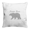 sister bear Throw Pillow