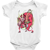 krampus (blood red) Baby Bodysuit