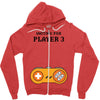 Waiting for Player 3 Gamer Zipper Hoodie