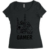 gamer Women's Triblend Scoop T-shirt