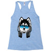 huskie music Racerback Tank