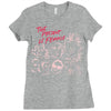 Women's March The Present is Female Ladies Fitted T-Shirt