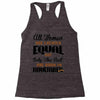 all women are created equal but only the best are born in november Racerback Tank