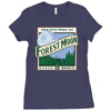 forest moon Ladies Fitted T-Shirt