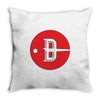 D Throw Pillow