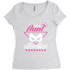 Super Aunt - What's Your Superpower? Women's Triblend Scoop T-shirt
