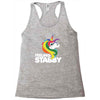 feeling stabby Racerback Tank