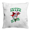 Grandma Shark -Shark Do Do Do Throw Pillow