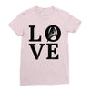 Love Star Trek Ladies Fitted T-Shirt