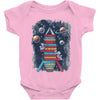 reading rocket ship Baby Onesie