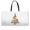 christmas tree made of bells stocking santa Weekender Totes