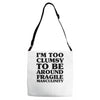too clumsy Adjustable Strap Totes