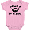 mens beard Baby Onesie