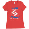 Uncle is my Name Fishing Is My Game Ladies Fitted T-Shirt