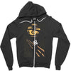 burton's scream Zipper Hoodie