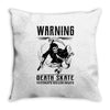 Killer Skate Throw Pillow