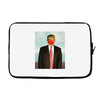 Rene Magritte Parody Impeach Trump Laptop sleeve