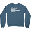 kiedes flea frusciante smith Crewneck Sweatshirt