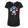 bohemian holograms Maternity Scoop Neck T-shirt