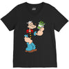 popeye spinach retro mens funny V-Neck Tee