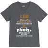 leo hated by many wanted by plenty disliked by some confronted by none V-Neck Tee
